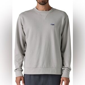 NWT Patagonia Men's Light Gray Crewneck SWeatshirt $99 Sz XL